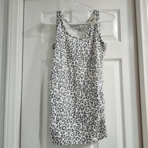 Leopard Print Maternity Tank Top
